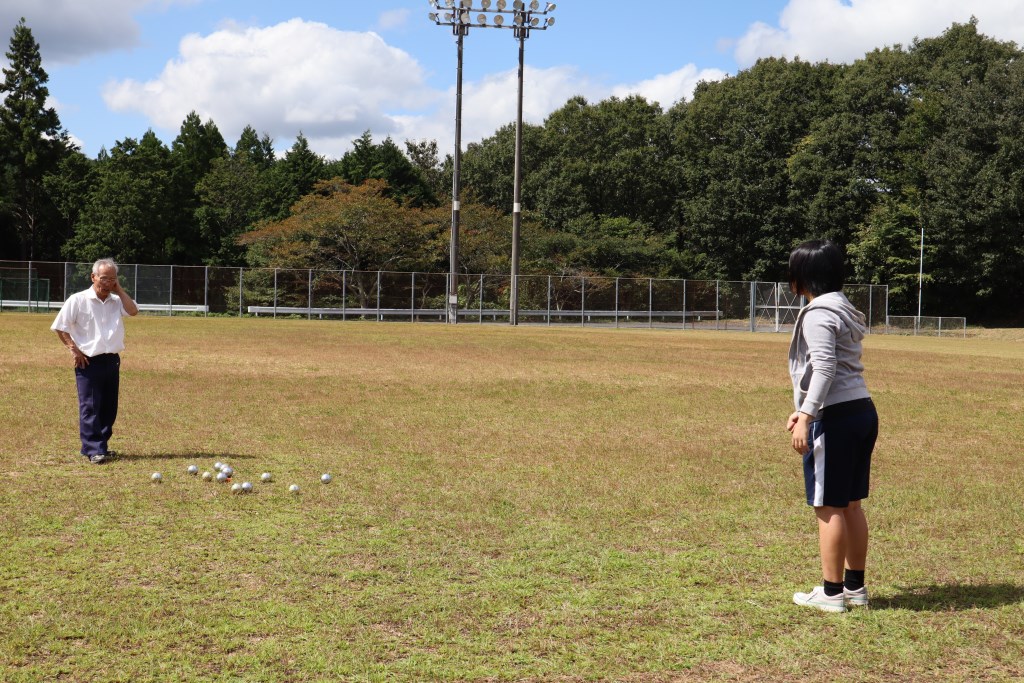 ペタンクに挑戦