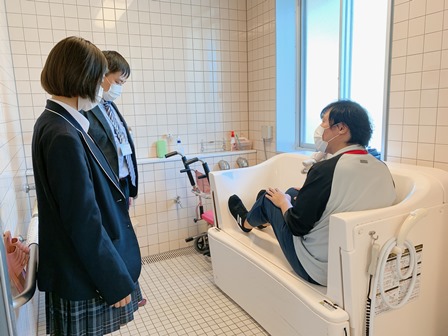 介護施設の浴室