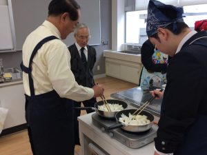 カレーライスを作りの様子