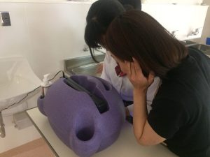 爪のまわりに洗い残しが