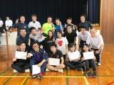 総合優勝で記念写真