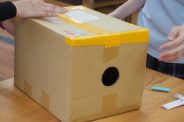空気砲づくりにチャレンジ！