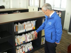 図書室と学長