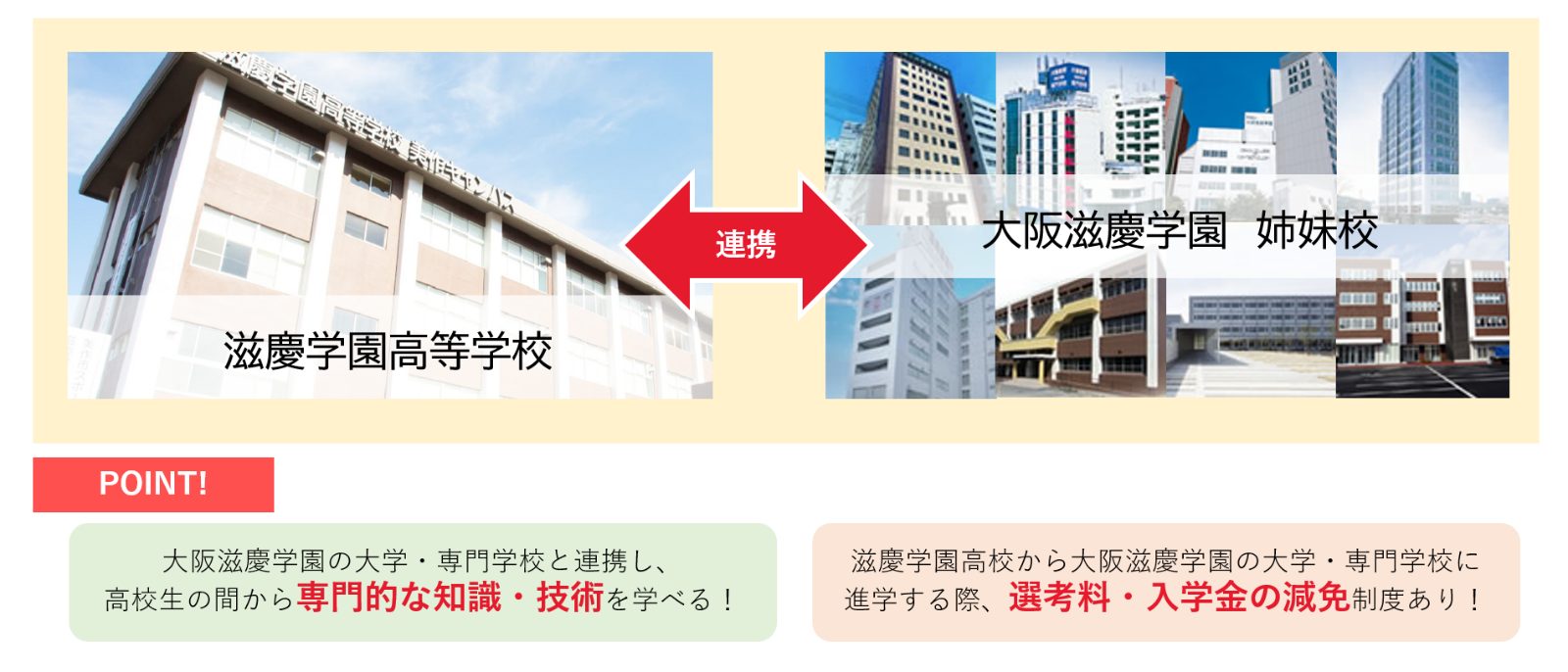 大阪滋慶学園の連携