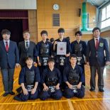 令和７年度美作総体団体戦で準優勝しました